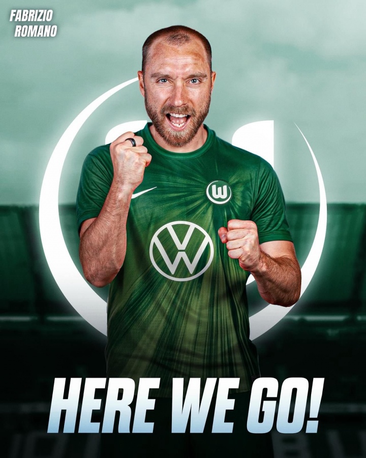 星空体育官方入口-罗马诺确认：33岁埃里克森以自由球员身份签约沃尔夫斯堡